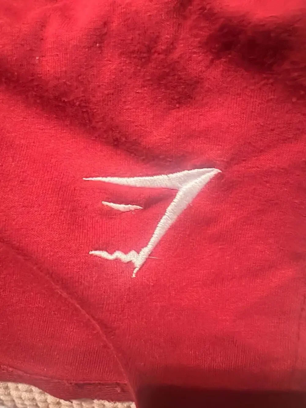 Gymshark Red Drawstring Athletic Gym Shorts Men's Size Medium